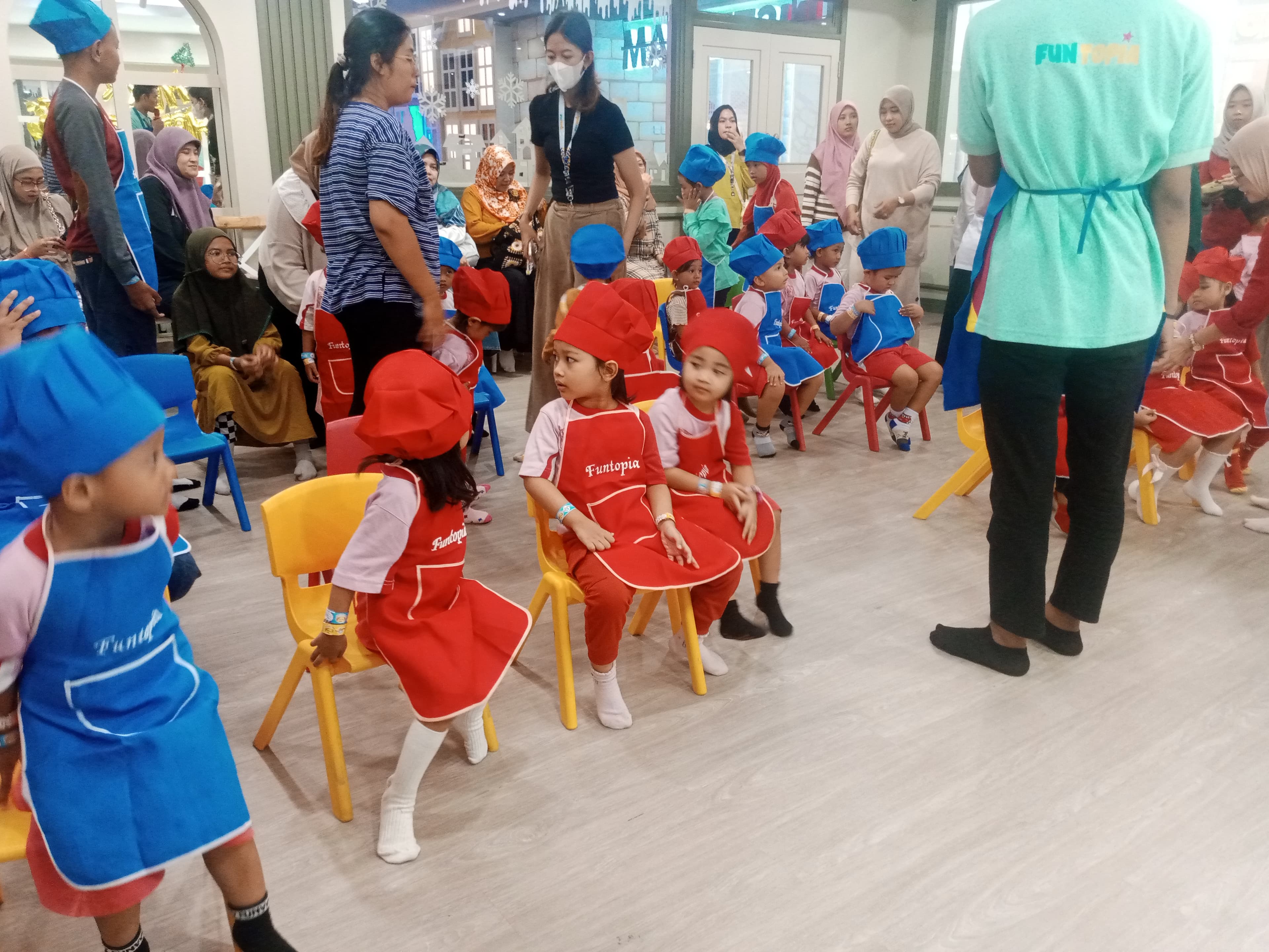 Kegiatan piknik anak-anak PAUD